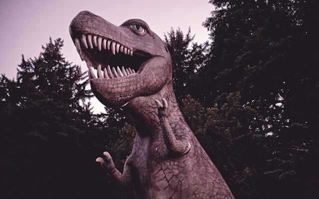 Photo by Dan Meyers on Unsplash — representative image for StoryWalk® Downtown: When Dinosaurs Came With Everything