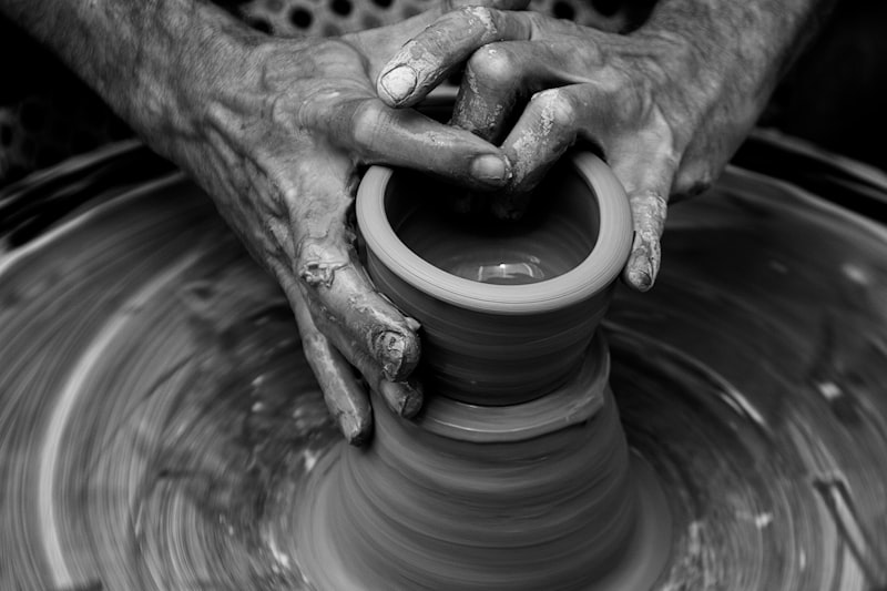 Photo by Quino Al on Unsplash — representative image for Sip & Paint Pottery Fun – Uncork Your Creativity at Color Me Mine Culver City – BYOB Style! 🍾 🥂